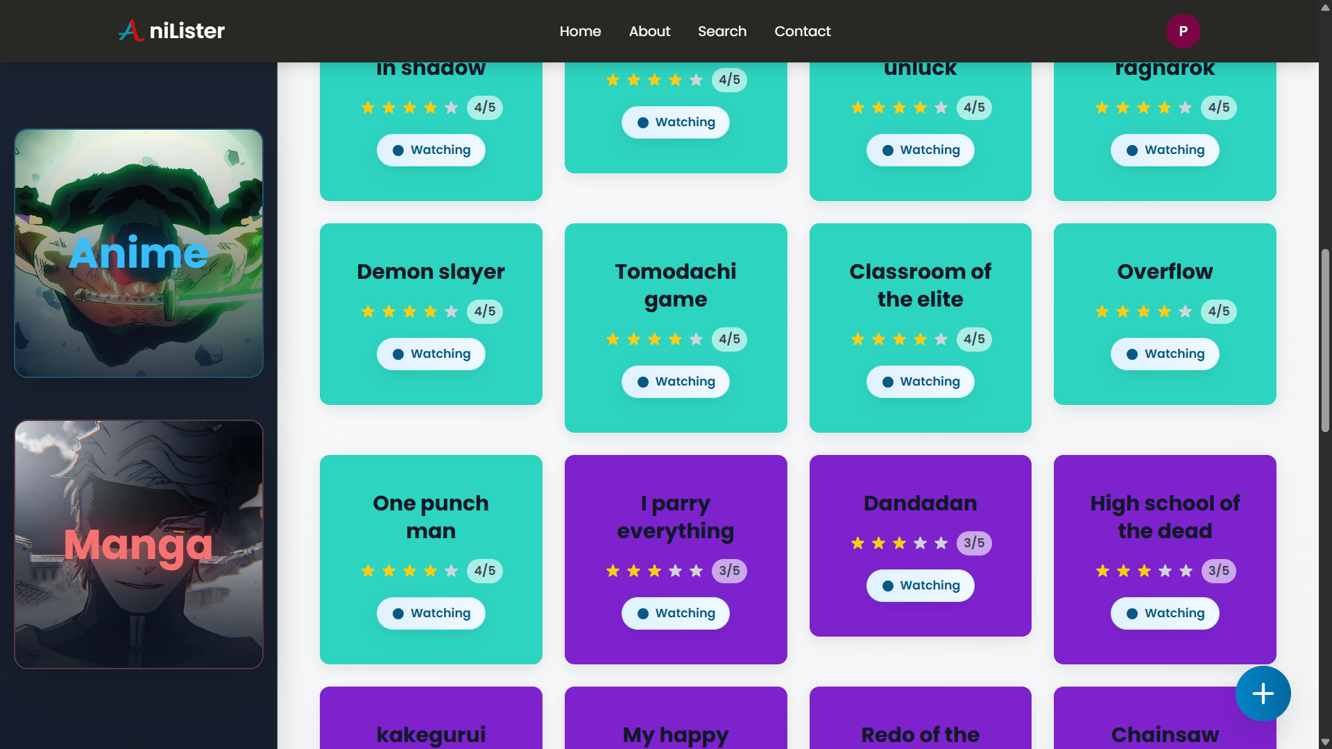 Anime Lister Saved Shows