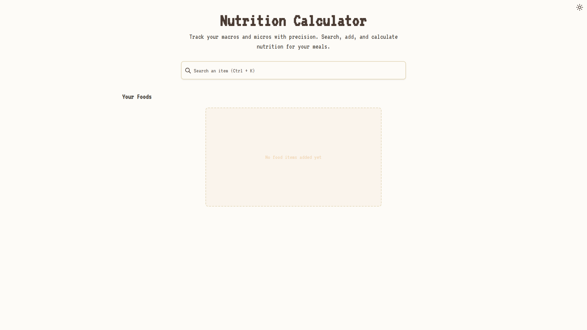 Pro Tracker Empty List
